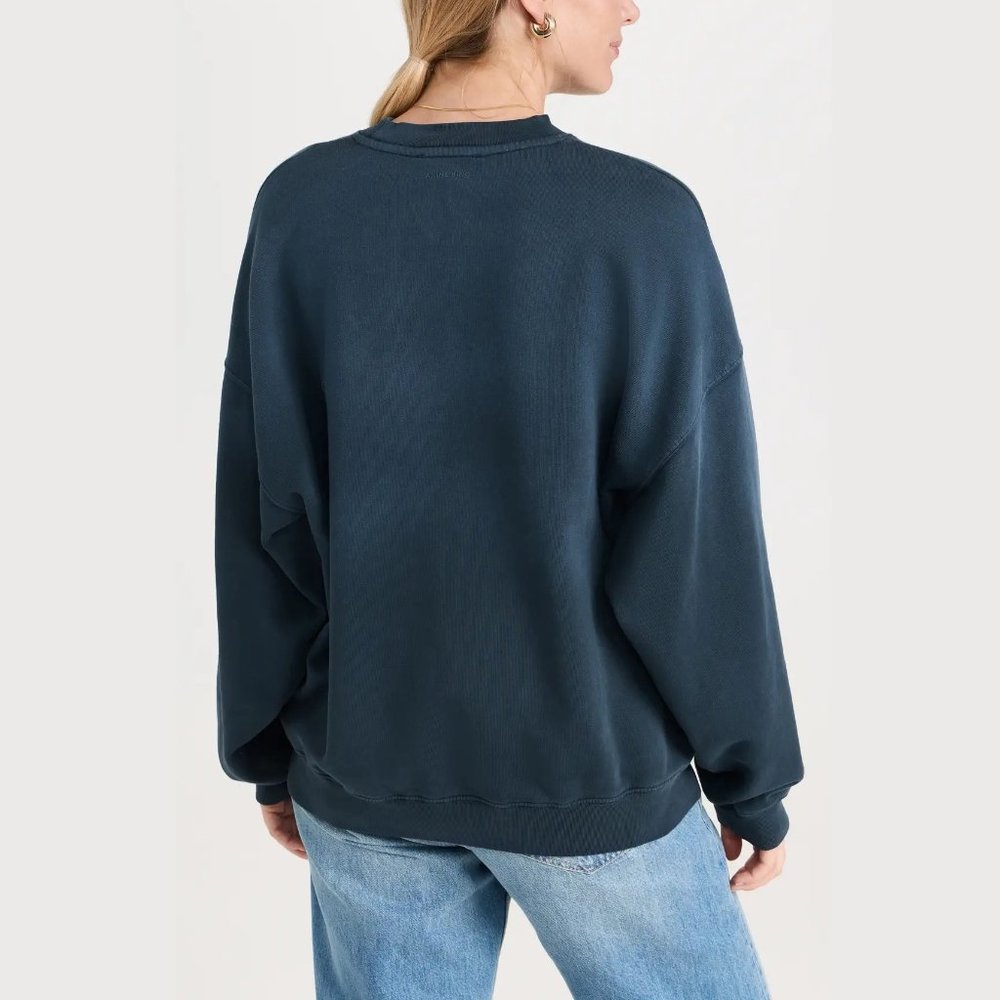 Anine Bing Blue Crewneck - Picture 7 of 11